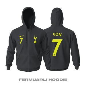Tottenham Hotspur: Away Edition 2021/2022 Fermuarlı Kapüşonlu Hoodie 3XL