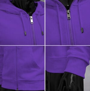 Charlotte Hornets: Statement Edition 2K26 Fermuarlı Kapüşonlu Hoodie