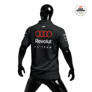 Audi Revolut F1 Team: R26 - Merch Edition Black 2026 Polo Yaka