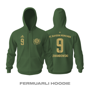 Bayern Münih: Oktoberfest Edition 2021/2022 Fermuarlı Kapüşonlu Hoodie 2XL