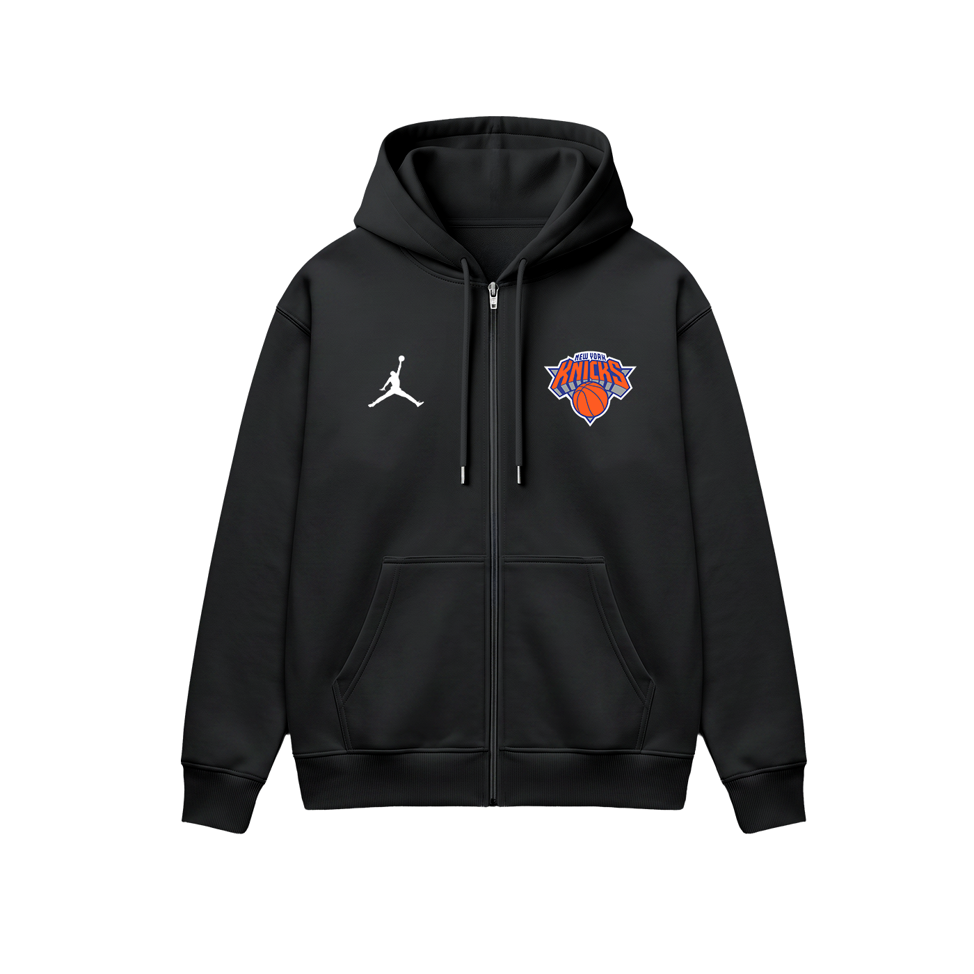 New York Knicks: Statement Edition 2K26 Fermuarlı Kapüşonlu Hoodie