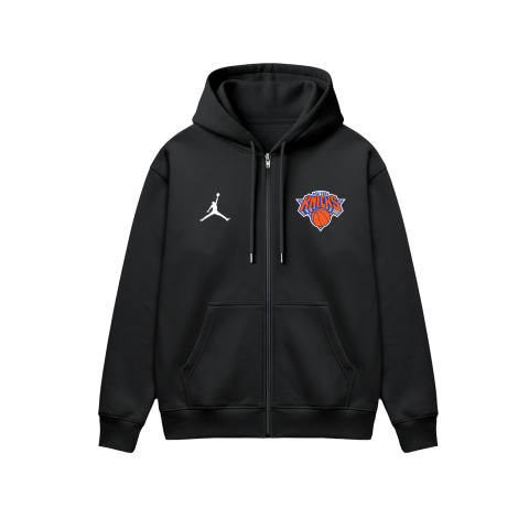 New York Knicks: Statement Edition 2K26 Fermuarlı Kapüşonlu Hoodie