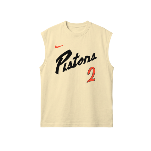 Detroit Pistons: City Edition 2K25 Kesik Kol Tişört