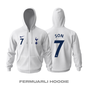Tottenham Hotspur: Home Edition 2021/2022 Fermuarlı Kapüşonlu Hoodie 4XL