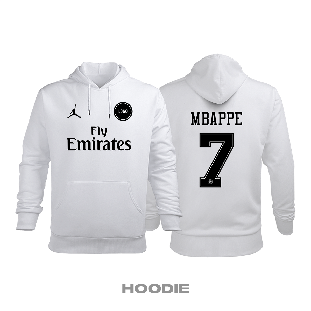 Paris FC: Fourth Edition 2018/2019 Kapüşonlu Hoodie