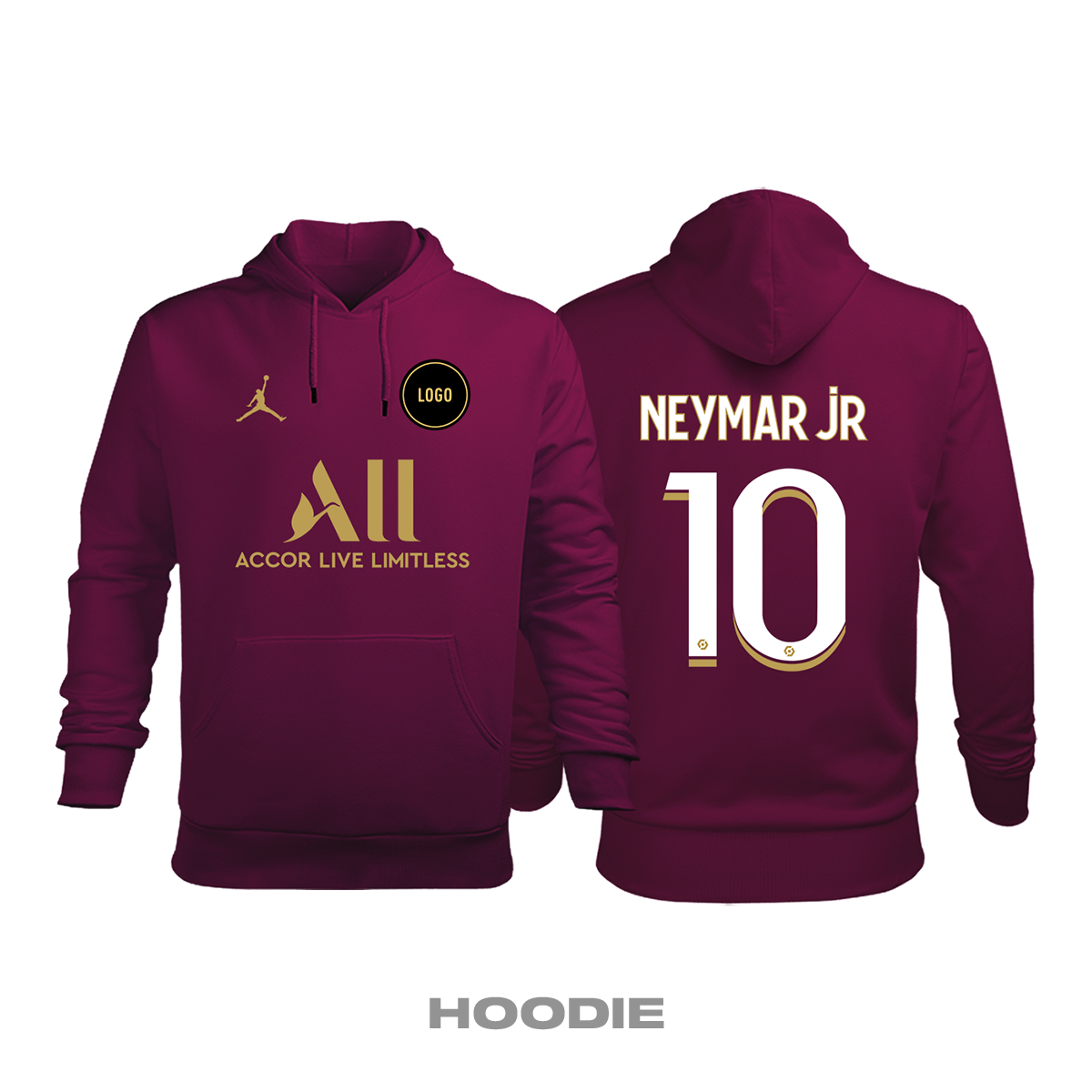 Paris FC: Third Edition 2020/2021 Kapüşonlu Hoodie