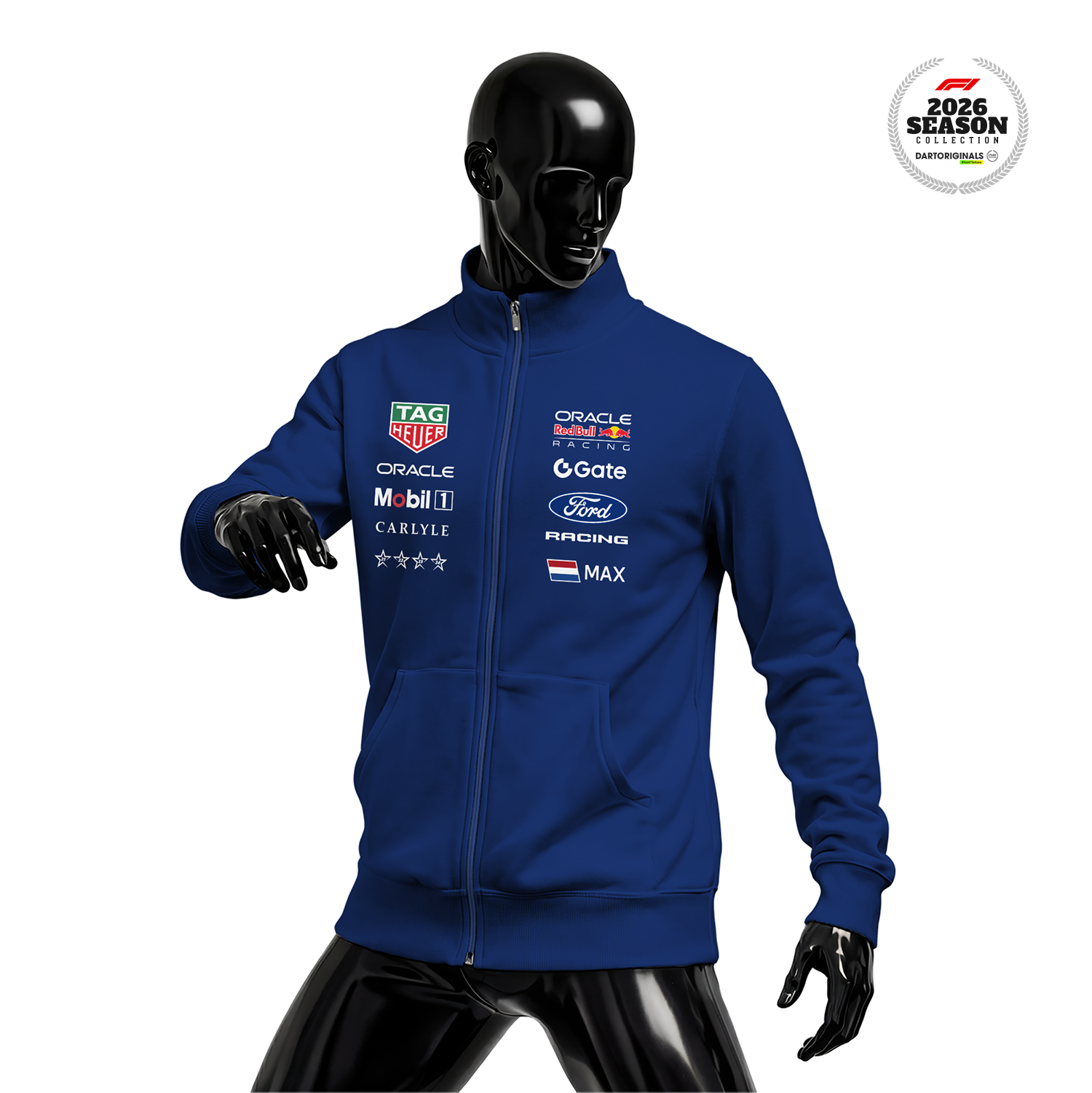 Red Bull Racing: RB22 - Navy Edition 2026 Fermuarlı Ceket