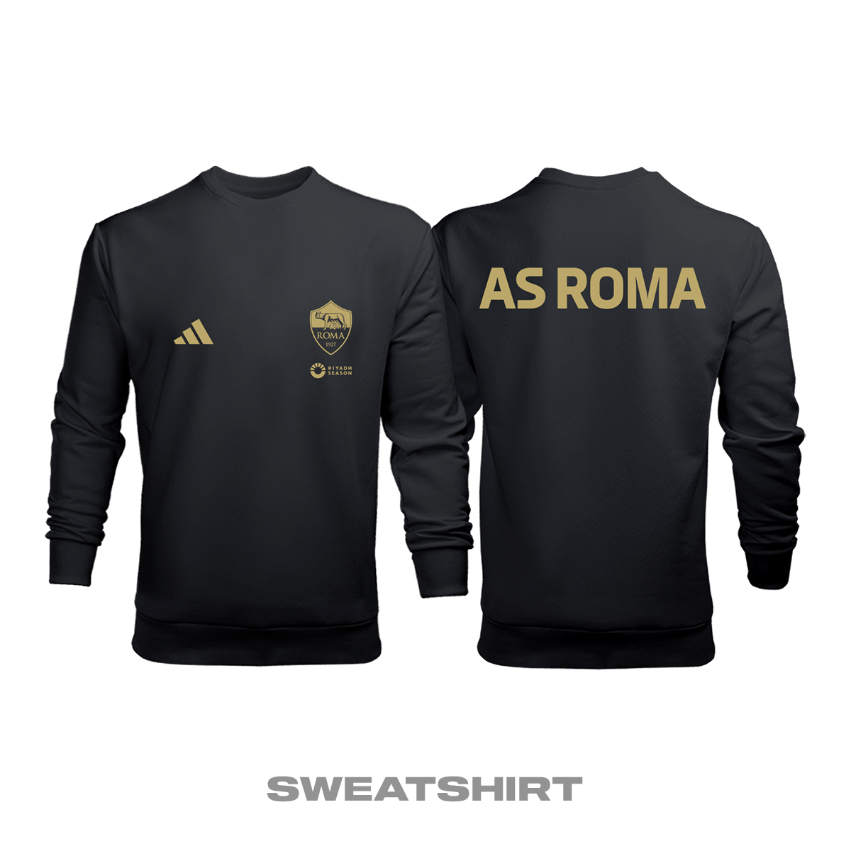 AS Roma: Club Culture Series - Black Edition Sweatshirt