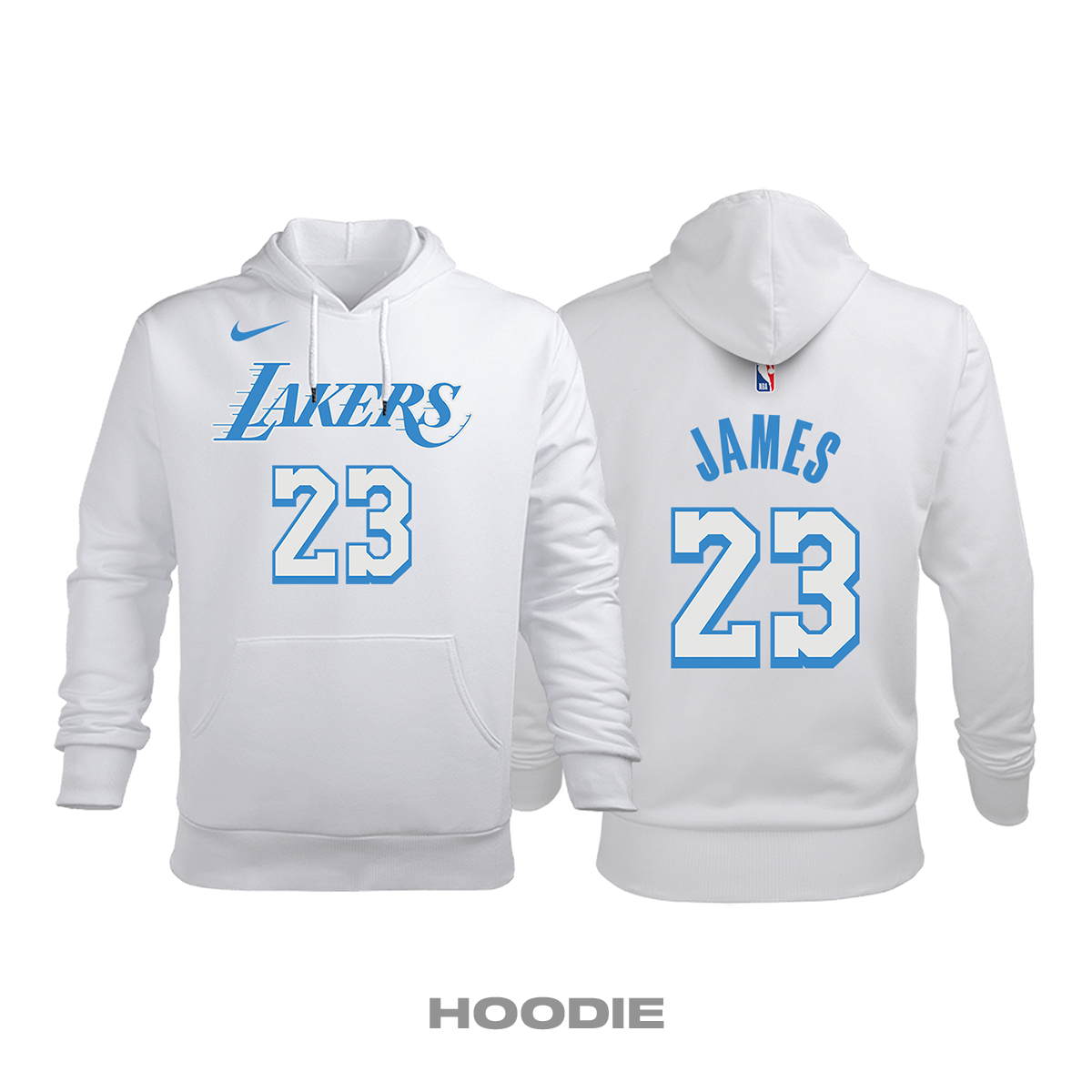 Los Angeles Lakers: City Edition 2020/2021 Kapüşonlu Hoodie 5XL