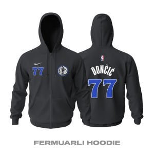 Dallas Mavericks: City Edition 2023/2024 Fermuarlı Hoodie