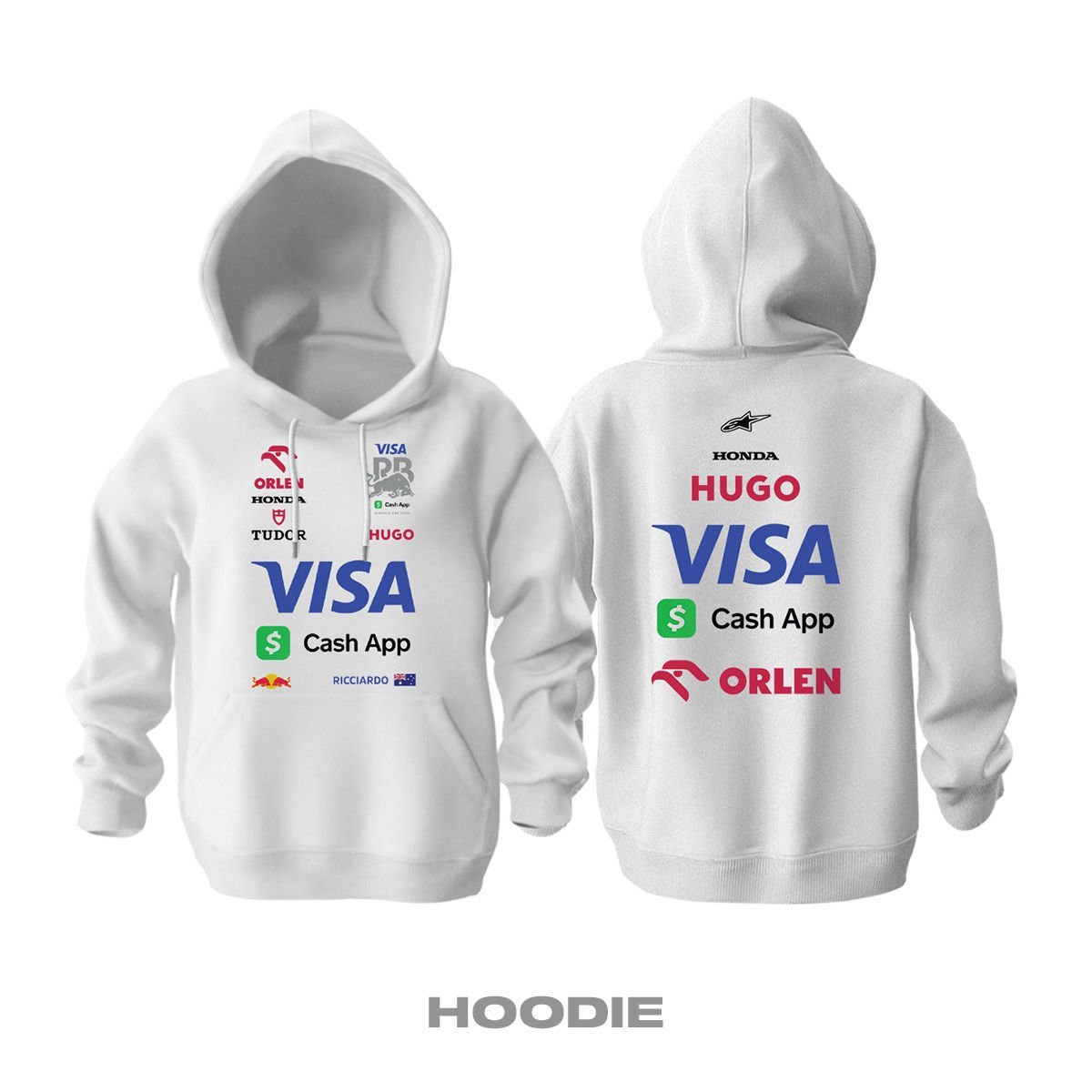 Visa Cash App RB - VCARB 01 Edition Kapüşonlu Hoodie