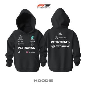 AMG Petronas F1 Team: W16 Black Edition 2025 Kapüşonlu Hoodie