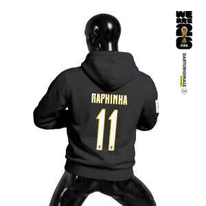 Brazil: Black Edition - FIFA World Cup™ 2026 Kapüşonlu Hoodie