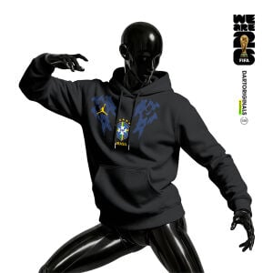 Brazil: Black Edition - FIFA World Cup™ 2026 Kapüşonlu Hoodie