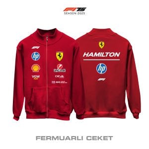 Scuderia Ferrari: SF-25 Edition 2025 Fermuarlı Ceket