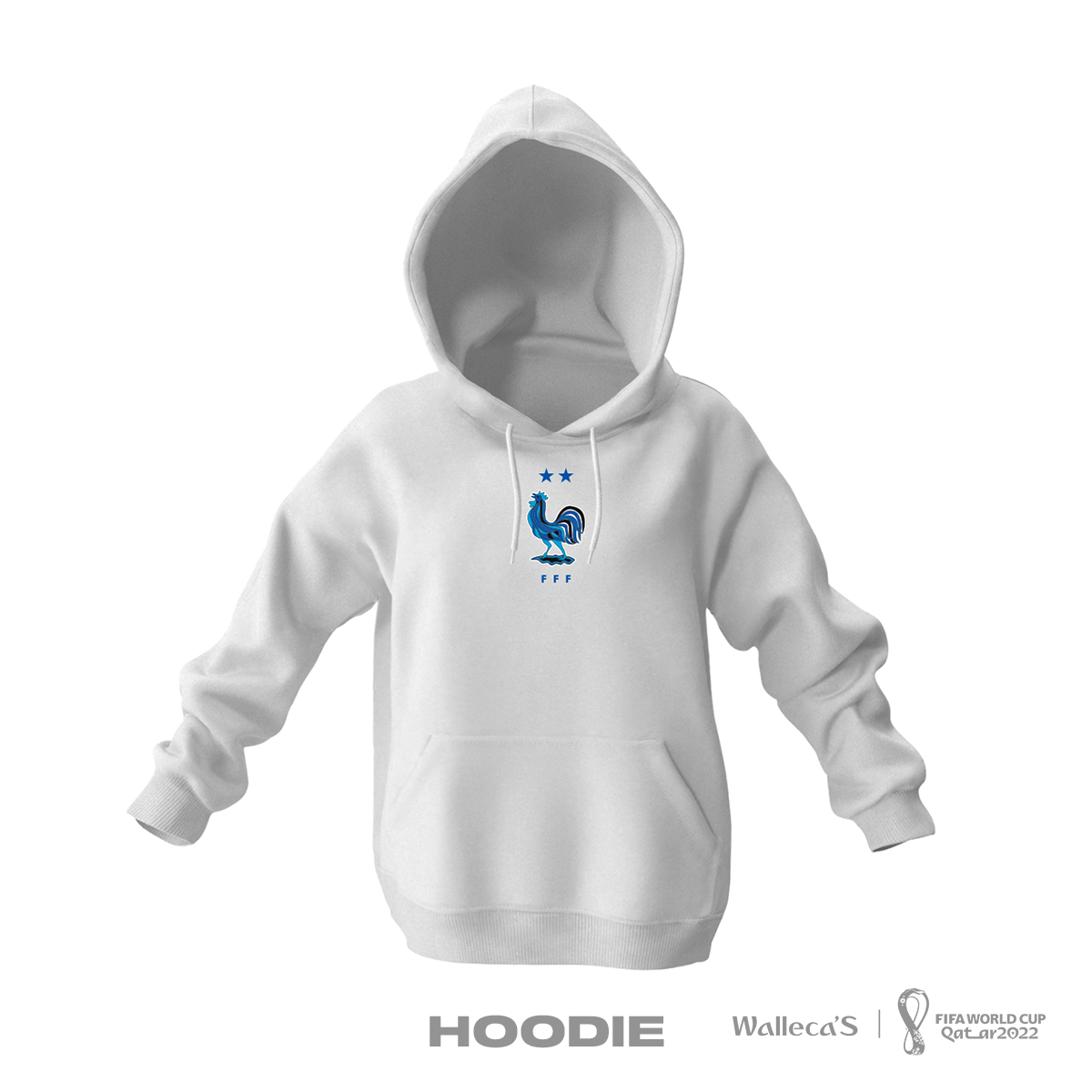 Fransa: National Edition Kapüşonlu Hoodie