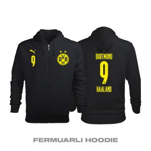 Borussia Dortmund: Away Edition 2020/2021 Fermuarlı Kapüşonlu Hoodie 3XL