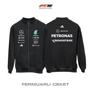 AMG Petronas F1 Team: W16 Black Edition 2025 Fermuarlı Ceket
