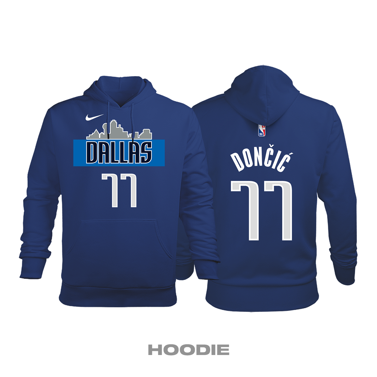 Dallas Mavericks: Statement Edition 2017/2018 Kapüşonlu Hoodie