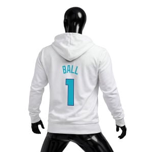 Charlotte Hornets: Association Edition 2K26 Fermuarlı Kapüşonlu Hoodie