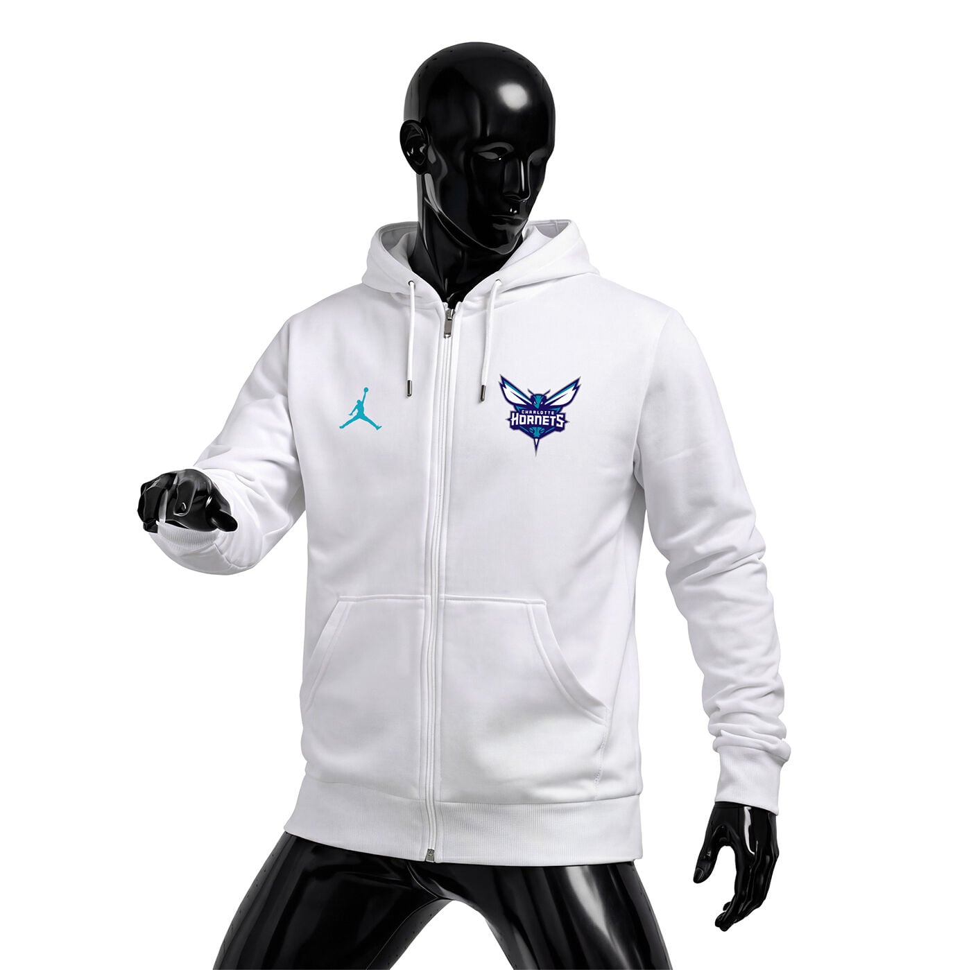 Charlotte Hornets: Association Edition 2K26 Fermuarlı Kapüşonlu Hoodie