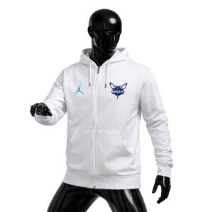 Charlotte Hornets: Association Edition 2K26 Fermuarlı Kapüşonlu Hoodie