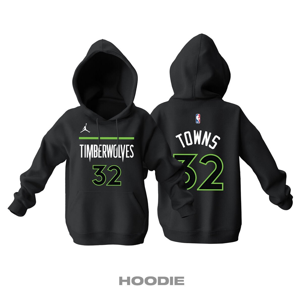 Minnesota Timberwolves: Statement Edition 2022/2023 Kapüşonlu Hoodie