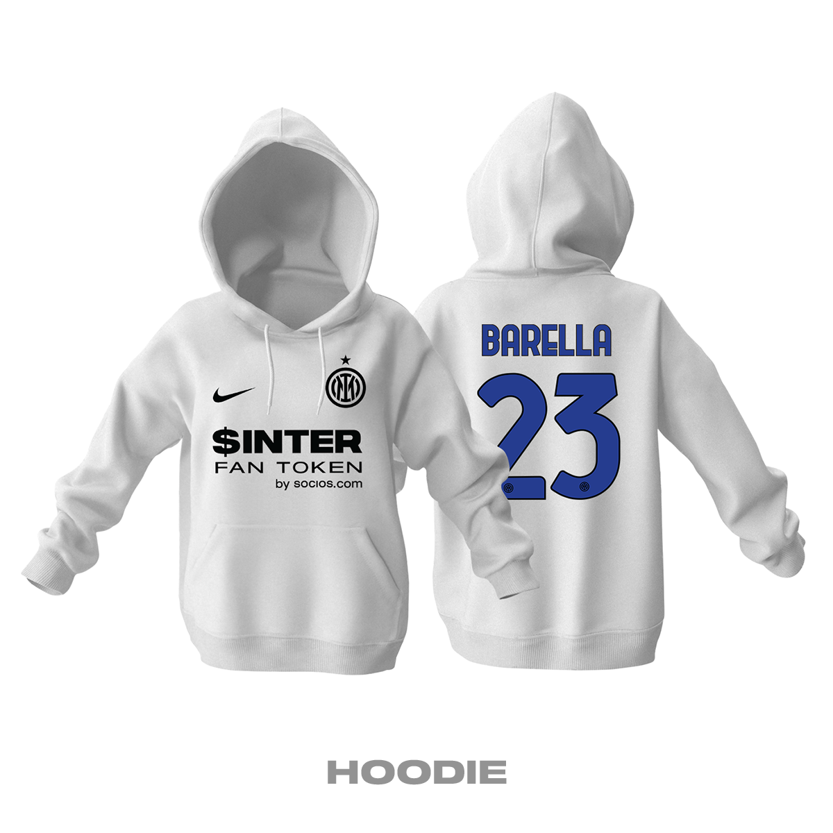 Inter: Away Edition 2021/2022 Kapüşonlu Hoodie L