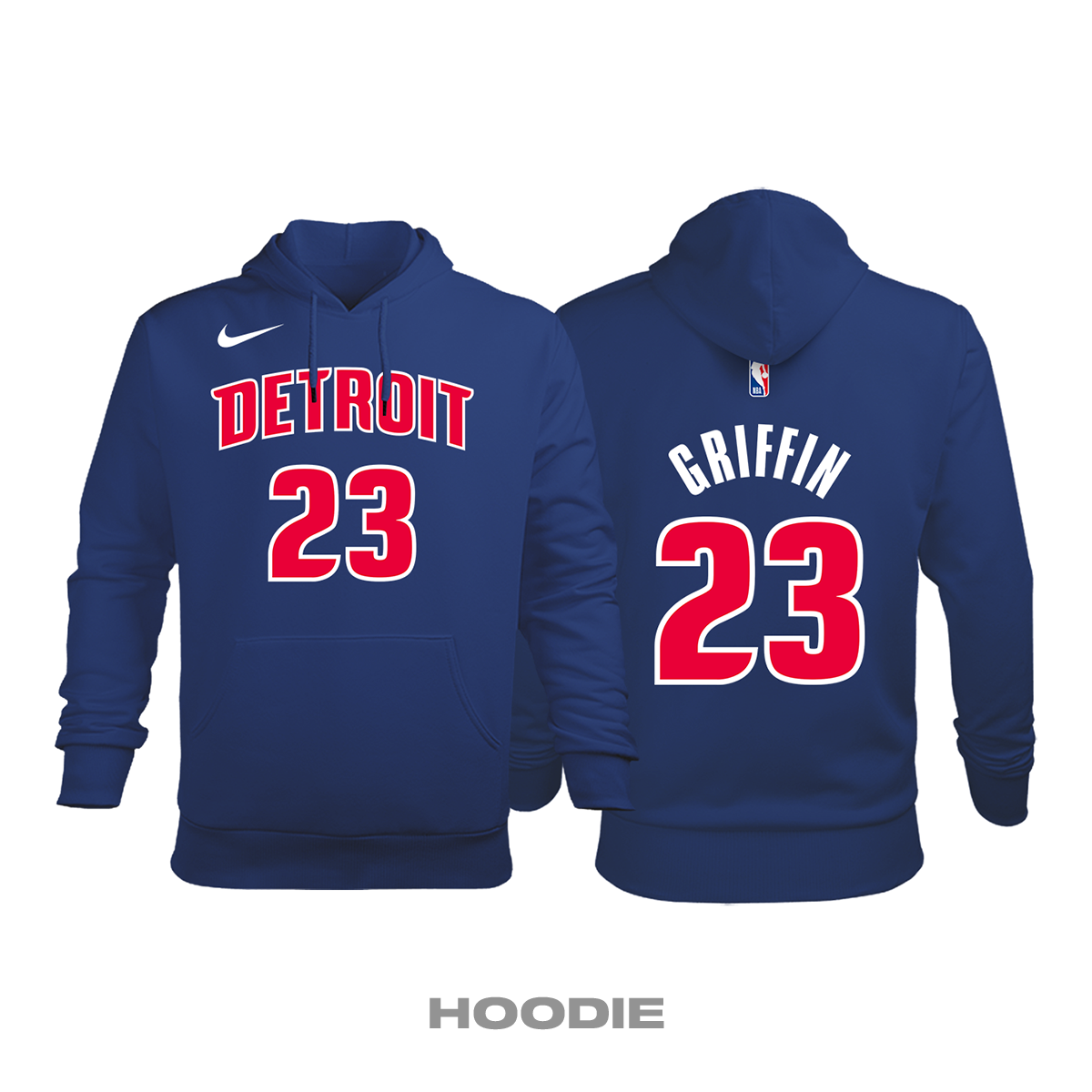 Detroit Pistons: Icon Edition 2018/2019 Kapüşonlu Hoodie