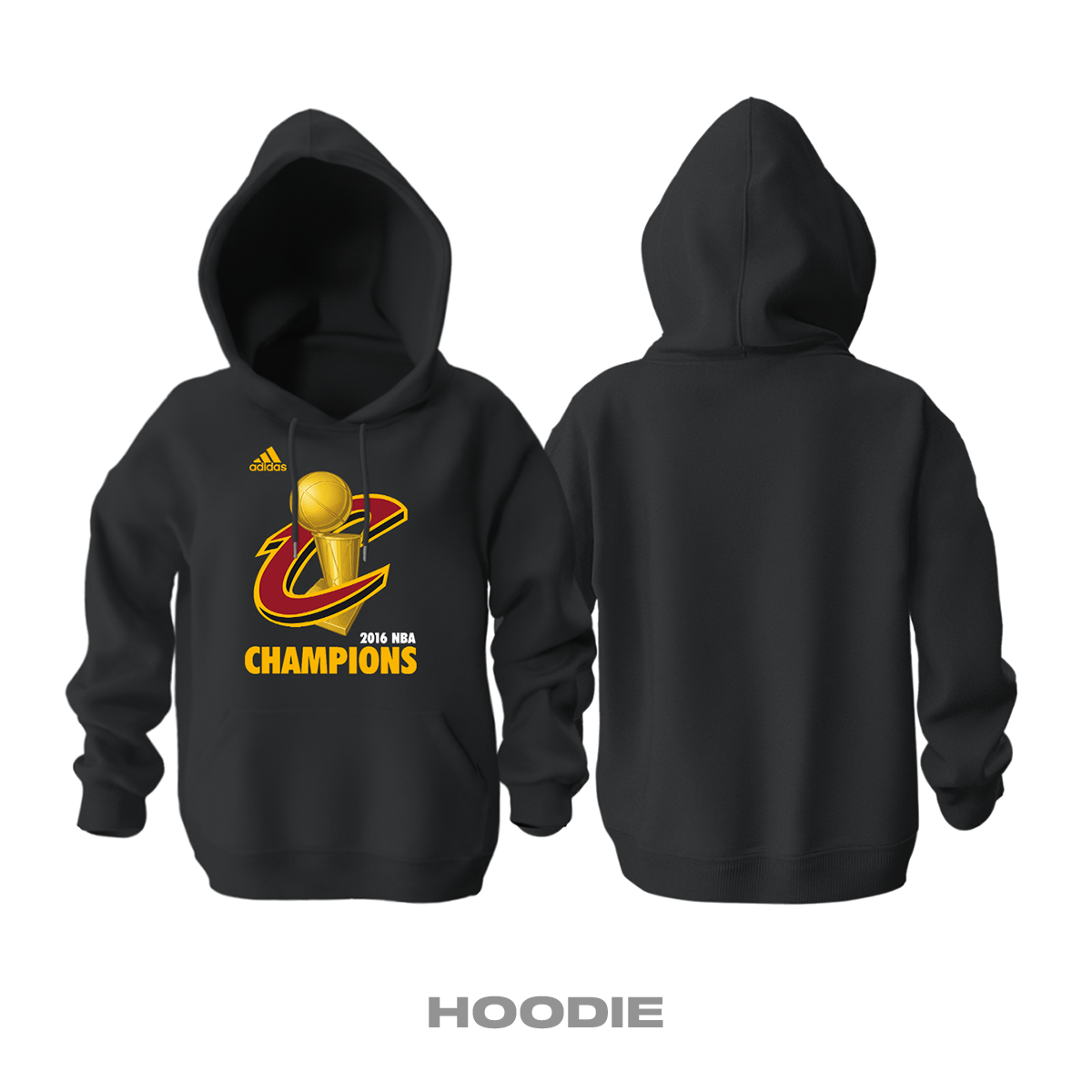 CAVS: 2016 NBA Champions Ceremony Kapüşonlu Hoodie