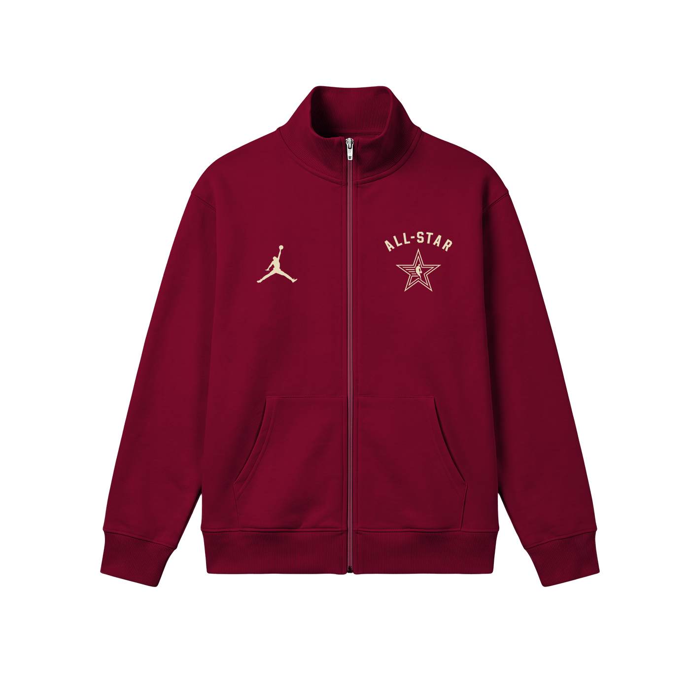 NBA All-Star: Claret Edition 2K24 Fermuarlı Ceket