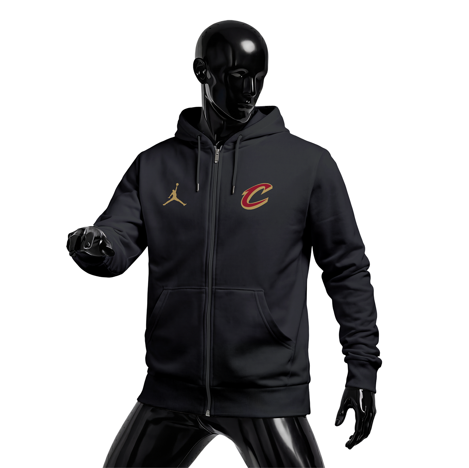 Cleveland Cavaliers: Statement Edition 2026 Fermuarlı Kapüşonlu Hoodie