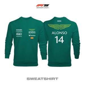 Aston Martin F1 Team: AMR25 Green Crew Edition 2025 Sweatshirt
