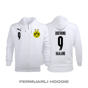 Borussia Dortmund: Third Edition 2020/2021 Fermuarlı Kapüşonlu Hoodie XS