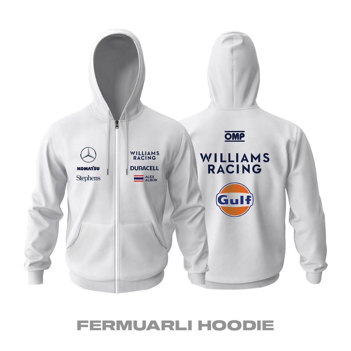 Williams F1 Team: FW46 Edition Fermuarlı Hoodie