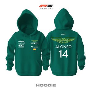 Aston Martin F1 Team: AMR25 Green Crew Edition 2025 Kapüşonlu Hoodie