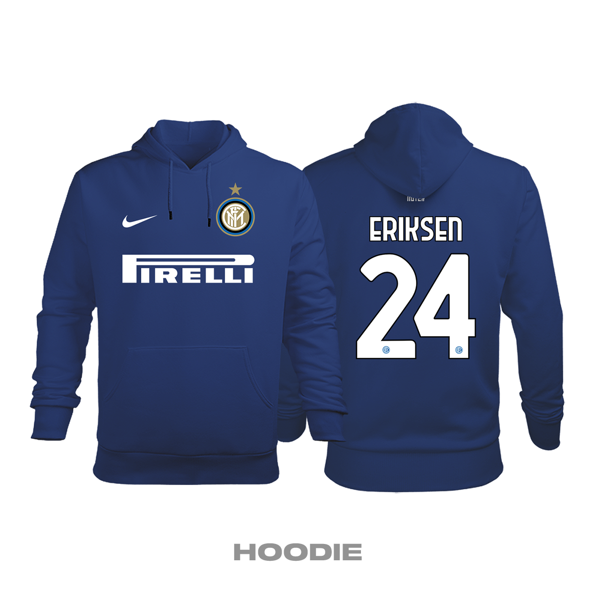 Inter: Home Edition 2020/2021 Kapüşonlu Hoodie 3XL