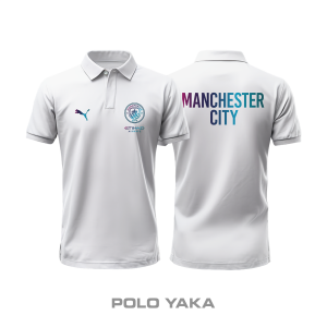 Manchester City: Club Culture Series - White Edition Polo Yaka