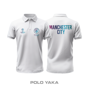 Manchester City: Club Culture Series - White Edition Polo Yaka