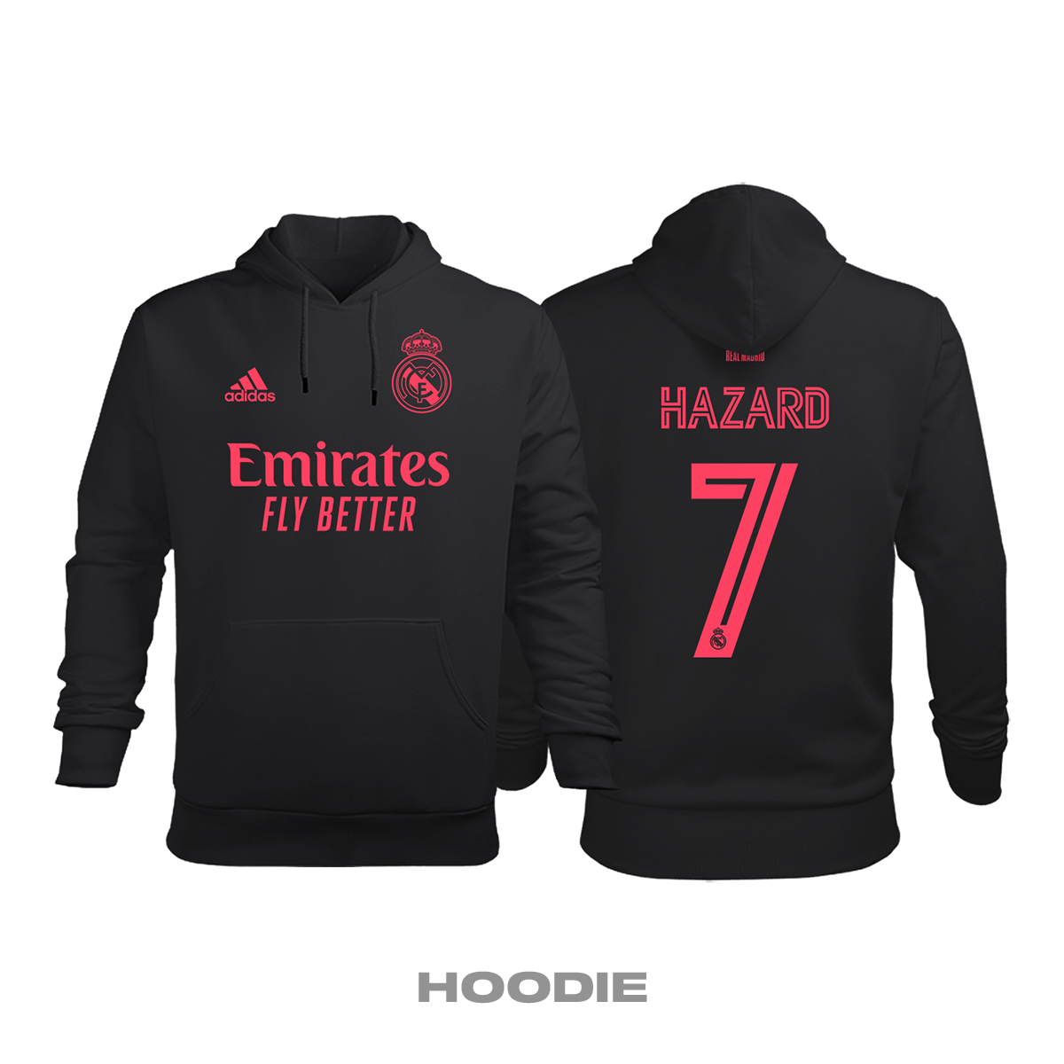 Real Madrid: Third Edition 2020/2021 Kapüşonlu Hoodie XS