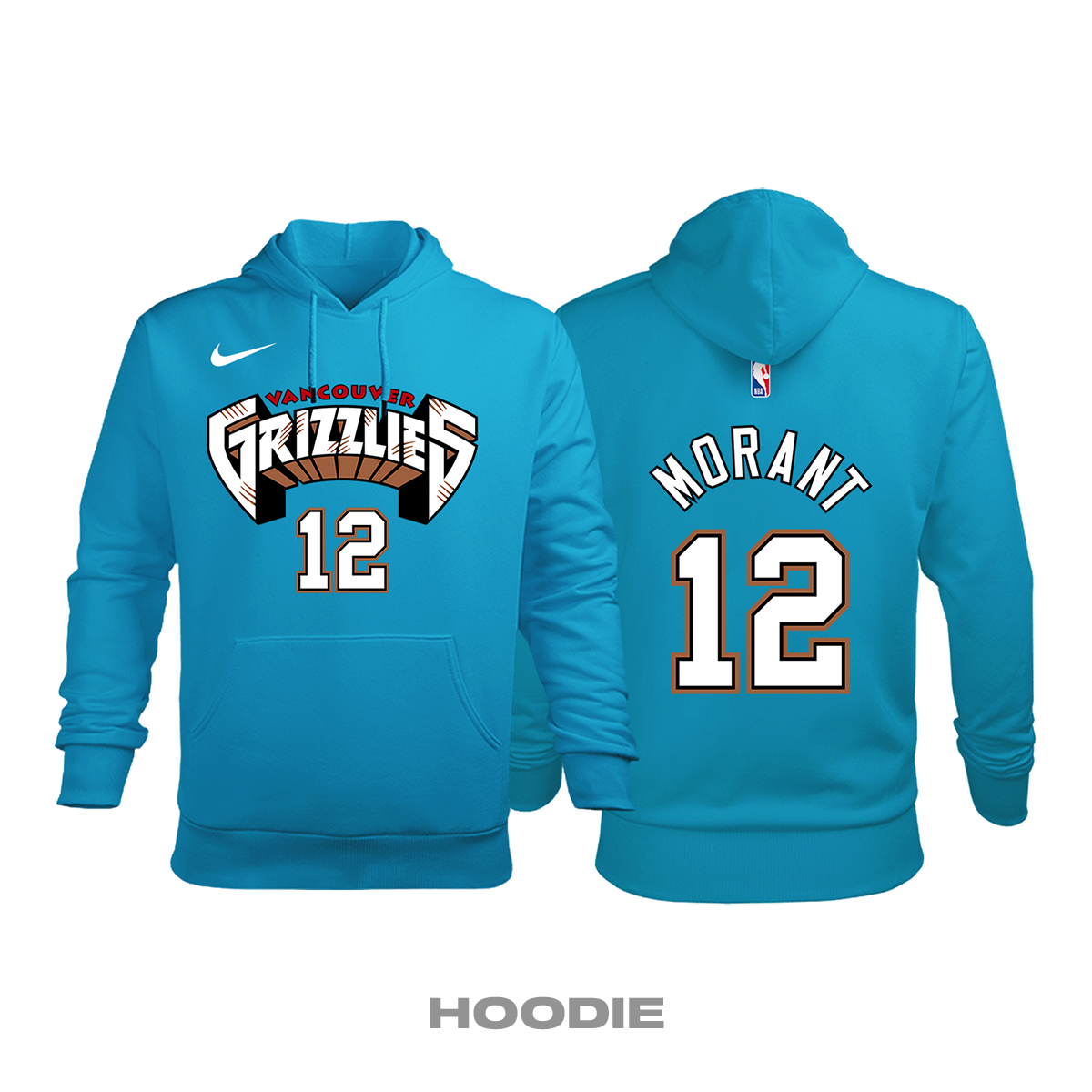 Memphis Grizzlies: Icon Edition 1995/1996 Kapüşonlu Hoodie
