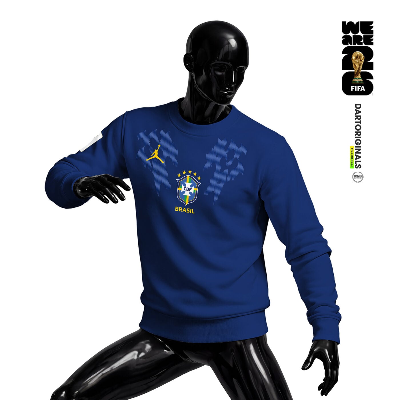 Brazil: Navy Edition - FIFA World Cup™ 2026 Sweatshirt