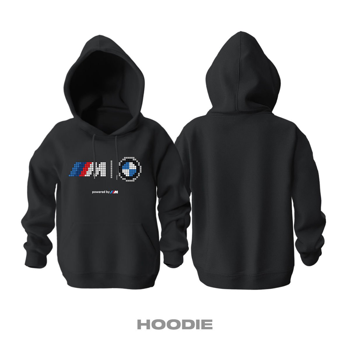 Bmw: M Pixel 2024 Black Edition Kapüşonlu Hoodie