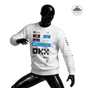 McLaren F1 Team: Bruce Mclaren's Legacy 2026 White Edition Sweatshirt
