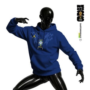 Brazil: Navy Edition - FIFA World Cup™ 2026 Kapüşonlu Hoodie