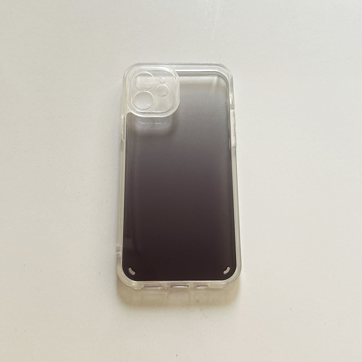 OUTLET - Black Gradient: Silikon- iPhone 12