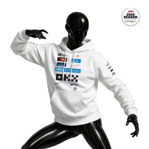 McLaren F1 Team: Bruce Mclaren's Legacy 2026 White Edition Kapüşonlu Hoodie