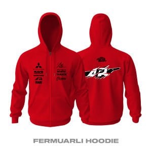 Tokyo Drift: Mitsubishi Evolution IX Fermuarlı Kapüşonlu Hoodie