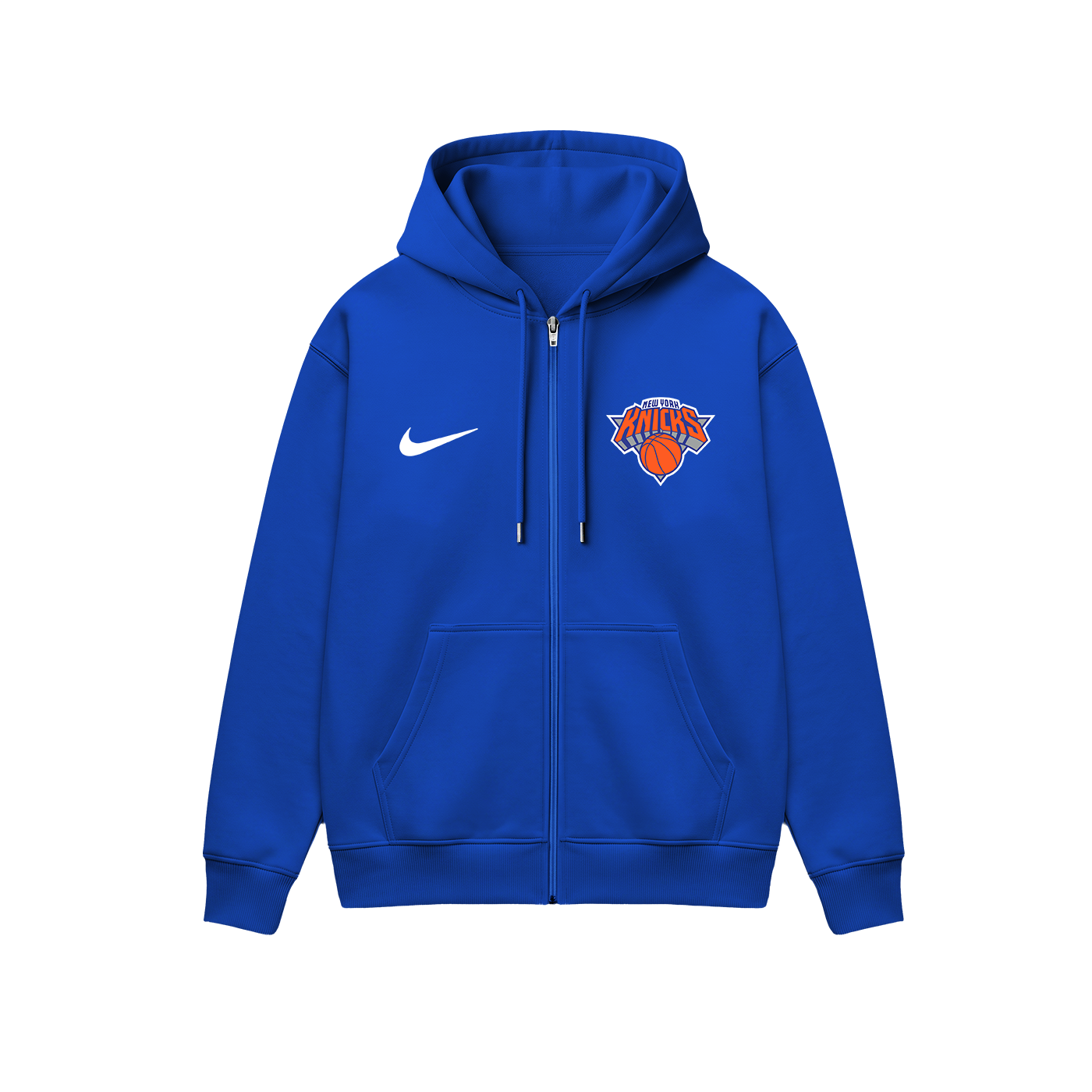 New York Knicks: Icon Edition 2K26 Fermuarlı Kapüşonlu Hoodie
