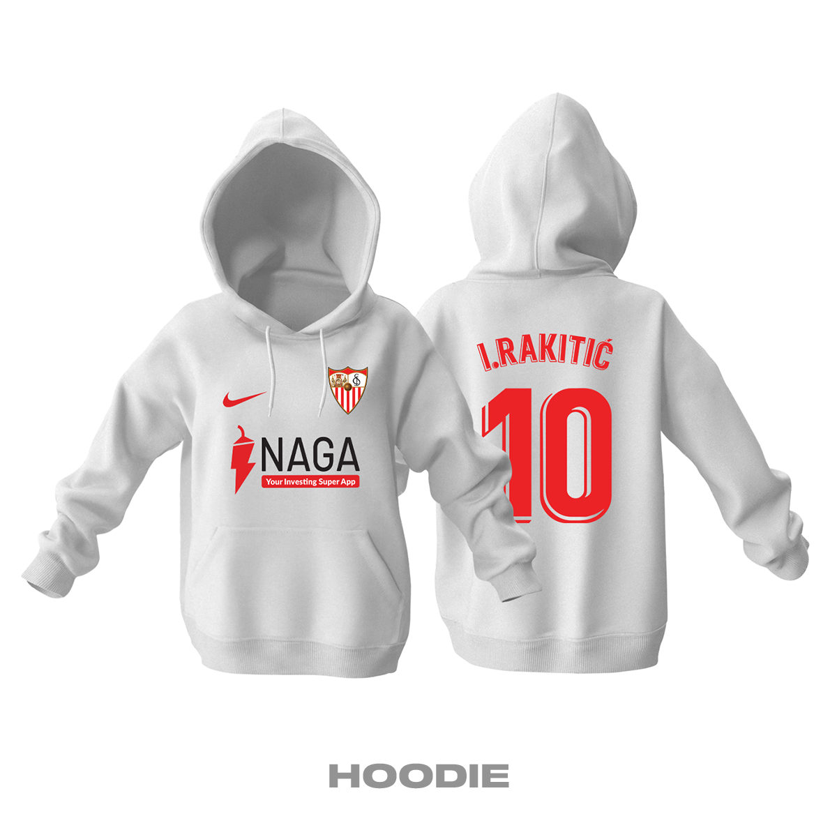 Sevilla: Home Edition 2021/2022 Kapüşonlu Hoodie S